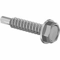 Bsc Preferred Hex Head Drilling Screws for Metal High-Strength 410 Stainless Steel Number 10 Size 1 Long, 50PK 90822A460